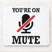 Videogesprek, thuis werken, je bent op stomme muismat (Voorkant)