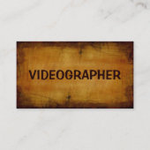 Videograaf Antiek Visitekaartje (Voorkant)
