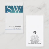 Videograaf Beeldende Kunst Monogram Visitekaartje (Voorkant / Achterkant)