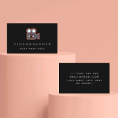 Videograaf Derde Oog Video Camera Minimalistisch Visitekaartje