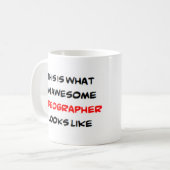 videograaf, geweldige koffiemok (Voorkant links)