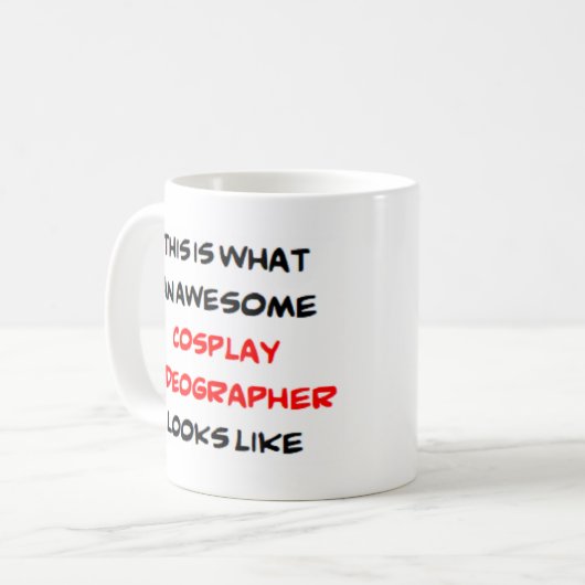 videograaf, geweldige koffiemok (Voorkant links)