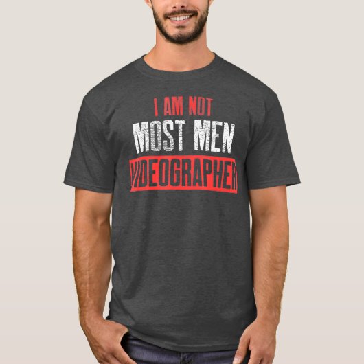 Videograaf Meest Mannen Videografie Filmmaker Cade T-shirt (Voorkant)