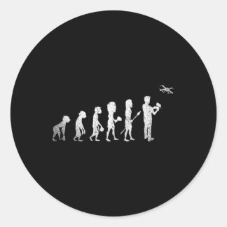 Videograaf Quadcopter Drone Pilot Drone Ronde Sticker