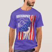 Videograaf USA Videografie Filmmaker Gift T-shirt (Voorkant)