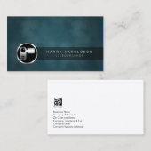 Videograaf VideoCamera Icon Grunge Visitekaartje (Voorkant / Achterkant)