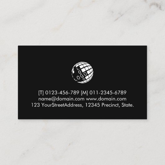 Videograaf Videoproductie Visitekaartje (Achterkant)