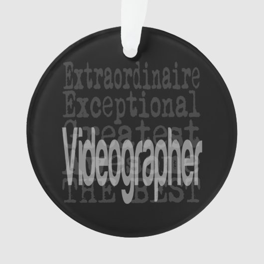 Videografe Extraordinaire Ornament (voorkant)