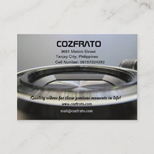 Videografie - Video-Visitekaartje Visitekaartje