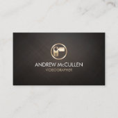 Videografisch camerapictogram visitekaartje (Voorkant)