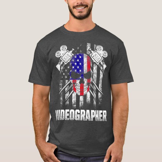 Videografische filmmaker t-shirt (Voorkant)