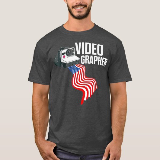 Videografische filmmaker t-shirt (Voorkant)