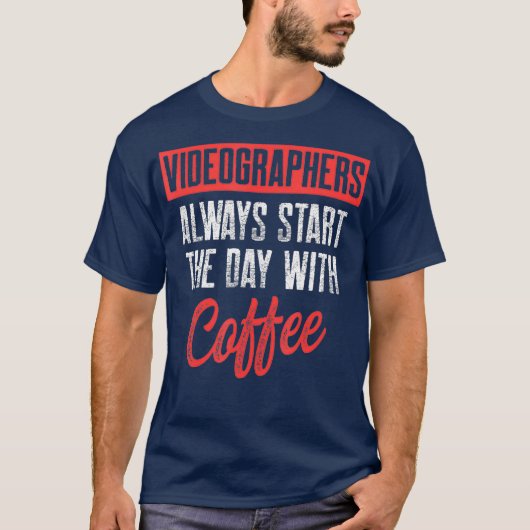 Videografische kaart Videografie Filmmaker T-shirt (Voorkant)