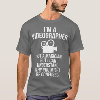 Videografische video Filmmaker Cadeaumachine T-shirt