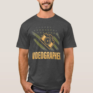 Videografische videofilmmaker t-shirt