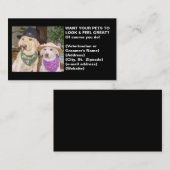 Videokaart of Groomer-profielkaart Visitekaartje (Voorkant / Achterkant)