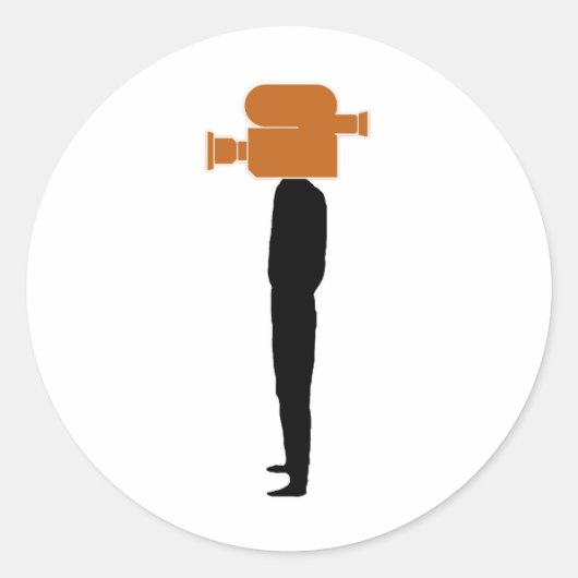 videokop - PNG Ronde Sticker (Voorkant)