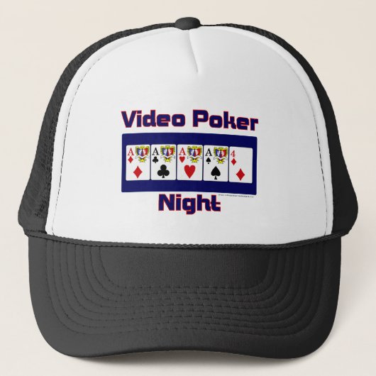 videopokernacht trucker pet (Voorkant)