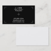 Videoproductie fotografie visitekaartje (Voorkant / Achterkant)