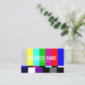 Videoproductie tv-spectrumeditor visitekaartje (Staand voorkant)