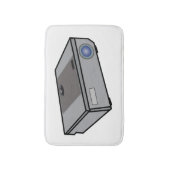 Videoprojector Badmat (Voorkant Verticaal)