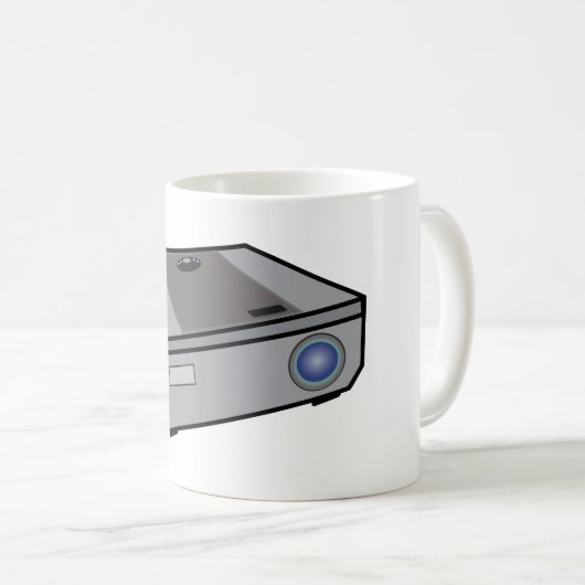 Videoprojector Koffiemok (Voorkant rechts)