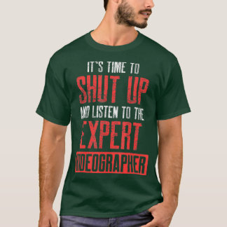 Video's beluisteren Videografie Filmmaker Gift T-shirt