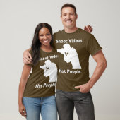 Video's fotograferen geen mensen die Pistolen best T-shirt (Unisex)