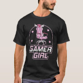 Videospeelstoel Video Gamer Girl T-shirt (Voorkant)