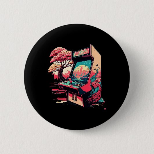 Videospel Arcade 1 Ronde Button 5,7 Cm (Voorkant)