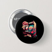 Videospel Arcade 1 Ronde Button 5,7 Cm (Voorkant /achterkant)