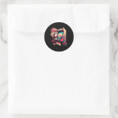 Videospel Arcade 1 Ronde Sticker (Tas)