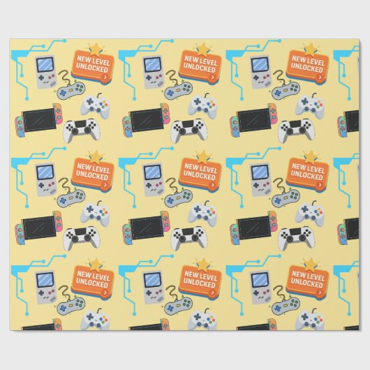 Videospel Cadeaupapier (Vlak)