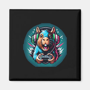 Videospel Capybara Gaming Magneet