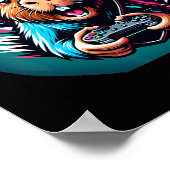 Videospel Capybara Gaming Poster (Hoek)