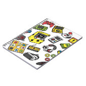 Videospel, doodle set notitieboek (Linkerzijde)