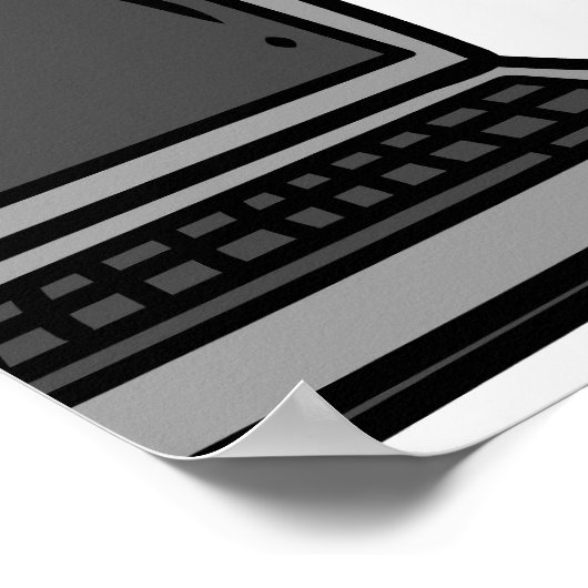 Videospel, doodle set poster (Hoek)