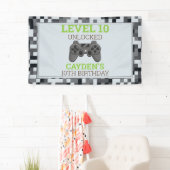 Videospel Game On Verjaardagsfeest Banner (Insitu)