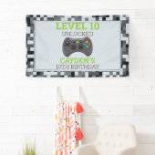 Videospel Game On Verjaardagsfeest Banner (Insitu)