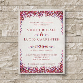 Videospel Geek Bruiloft Kaart