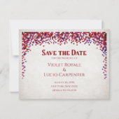 Videospel Geek Bruiloft Save The Date (Voorkant)