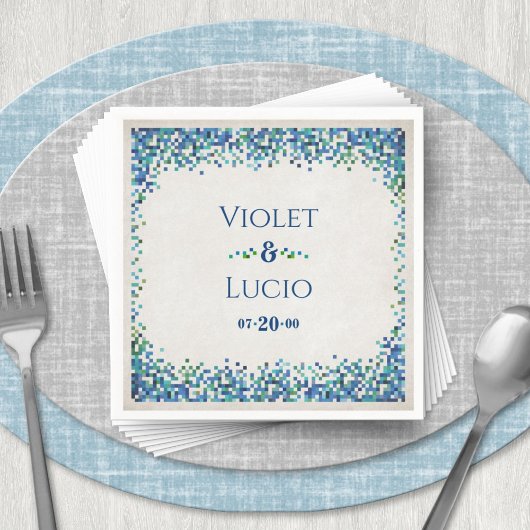 Videospel Geek Bruiloft Servet