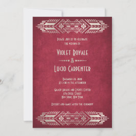 Videospel Geek Rood Bruiloft Kaart