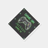 Videospel Kinderen Verjaardagsfeestje Servetten (Hoek)