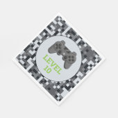 Videospel Level Up Controller Verjaardagsfeestje Servet (Hoek)