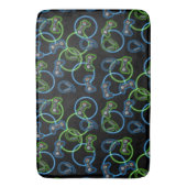 Videospel Neon Blauw & Groen Patroon Badmat (Voorkant Verticaal)