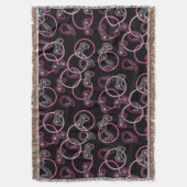 Videospel Neon Roze Meisjes Patroon Deken (Voorkant Verticaal)