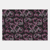 Videospel Neon Roze Meisjes Patroon Inpakpapier Vel (Voorkant 2)