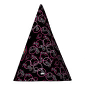 Videospel Neon Roze Meisjes Verjaardagsfeestje Feesthoedjes (Rechts)