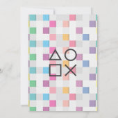 Videospel Niveau omhoog Verjaardag Kaart (Achterkant)